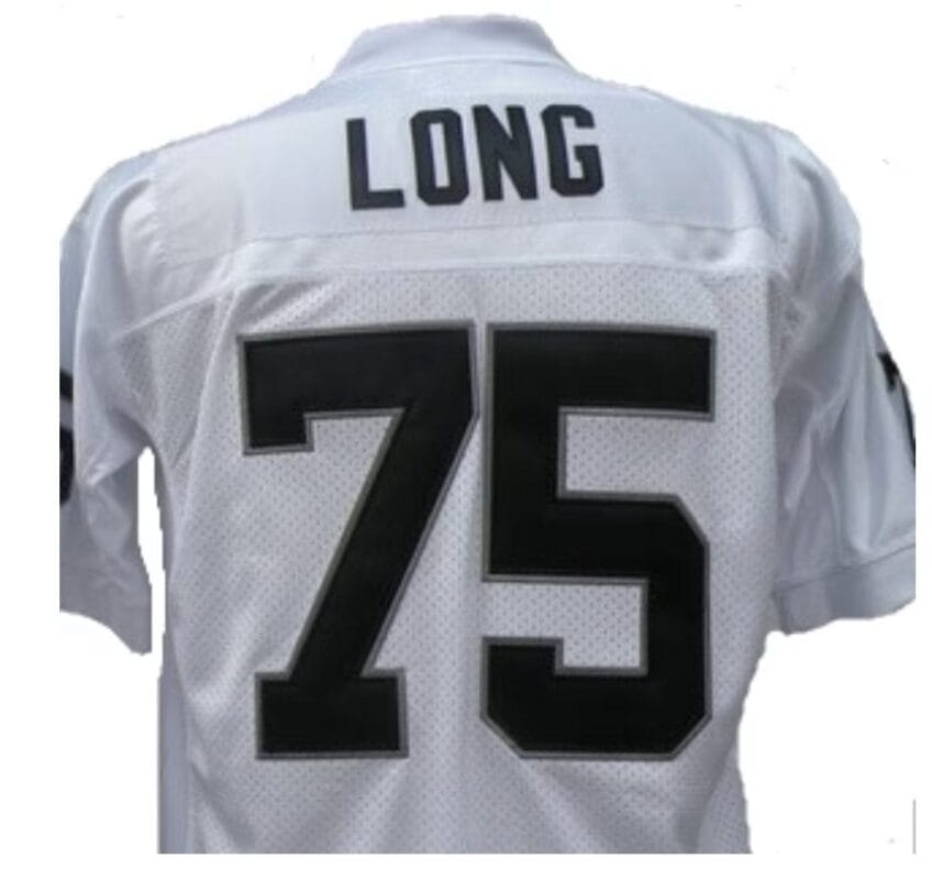 Howie Long Jersey Oakland Raiders Custom Throwback Football White