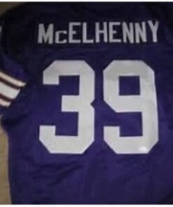 Hugh McElhenny Jersey Minnesota Vikings Long Sleeve Vintage Style Custom Throwback Football