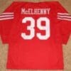 Hugh McElhenny Jersey San Francisco 49ers Long Sleeve Vintage Style Custom Throwback Football Red