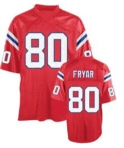 Irving Fryar Jersey New England Patriots Custom Throwback Football