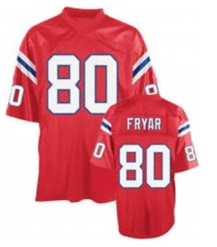 Irving Fryar Jersey New England Patriots Custom Throwback Football