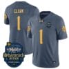 Jordan Clark Jersey #1 With Name Notre Dame Fighting Irish 2024 Shamrock Series Uniform College Football