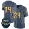 Jack Kiser Jersey #24 No Name Notre Dame Fighting Irish 2024 Shamrock Series Uniform College Football