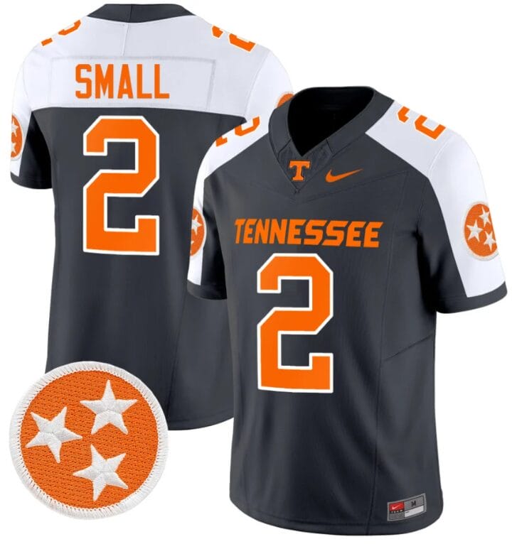 Jabari Small Jersey #2 Tennessee Volunteers Vapor Limited College Football Grey Alternate 8 Jabari Small Jersey #2 Tennessee Volunteers Vapor Limited College Football Grey Alternate