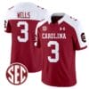 Juice Wells Jersey #3 South Carolina Gamecocks Football 1980 Throwback Vapor Limited Garnet Alternate 4 Juice Wells Jersey #3 South Carolina Gamecocks Football 1980 Throwback Vapor Limited Garnet Alternate