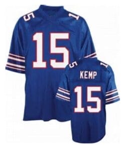 Jack Kemp Jersey Buffalo Bills Custom Throwback Football Blue