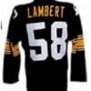 Jack Lambert Jersey Pittsburgh Steelers Long Sleeve Vintage Style Custom Throwback Football