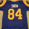 Jack Snow Jersey Los Angeles Rams Custom Throwback Football Blue