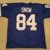 Jack Snow Jersey Los Angeles Rams Old Style Custom Throwback Football Blue