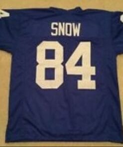 Jack Snow Jersey Los Angeles Rams Old Style Custom Throwback Football Blue