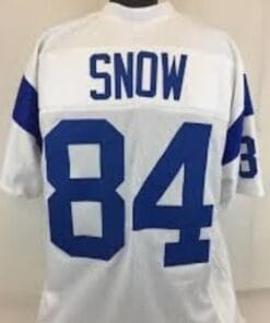 Jack Snow Jersey Los Angeles Rams Old Style Custom Throwback Football White