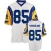 Jack Youngblood Jersey Los Angeles Rams Custom Throwback Football White