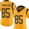 Jack Youngblood Jersey Los Angeles Rams Custom Throwback Football Yellow