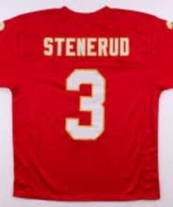 Jan Stenerud Jersey Kansas City Chiefs Custom Throwback Football Red