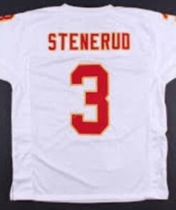 Jan Stenerud Jersey Kansas City Chiefs Custom Throwback Football White