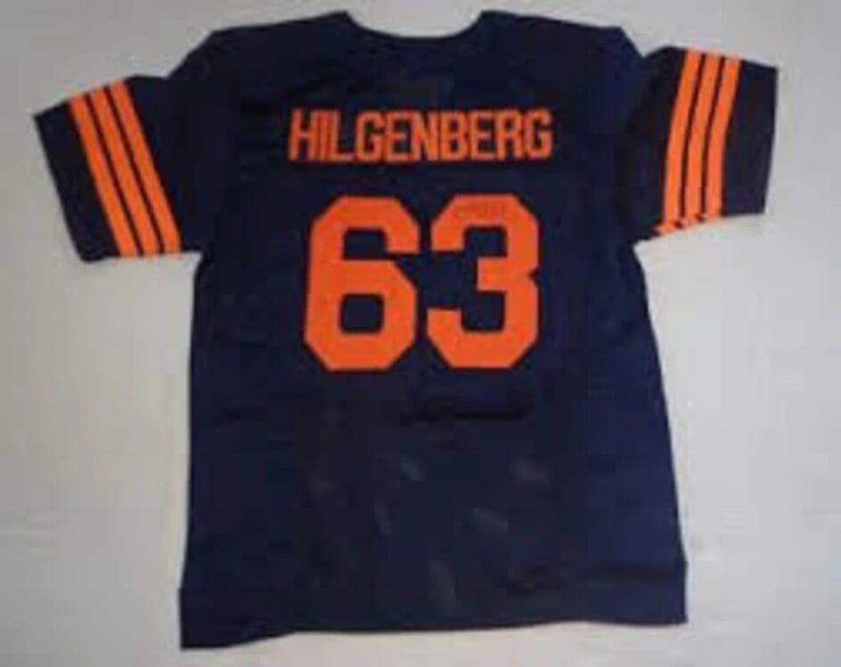 Jay Hilgenberg Jersey Chicago Bears Custom Throwback Football 8 Jay Hilgenberg Jersey Chicago Bears Custom Throwback Football