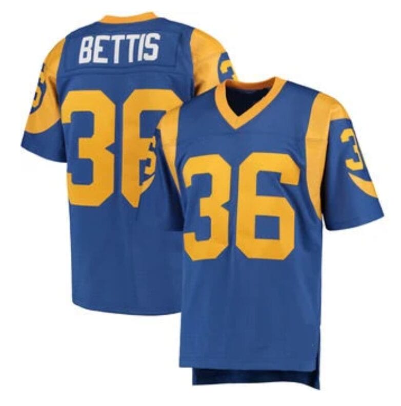 Jerome Bettis Jersey Los Angeles Rams Custom Throwback Football 8 Jerome Bettis Jersey Los Angeles Rams Custom Throwback Football