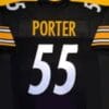 Joey Porter Jersey Pittsburgh Steelers Custom Throwback Football Black