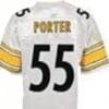 Joey Porter Jersey Pittsburgh Steelers Custom Throwback Football White