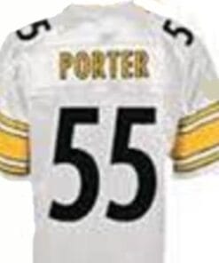 Joey Porter Jersey Pittsburgh Steelers Custom Throwback Football White