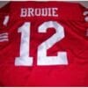 John Brodie Jersey San Francisco 49ers Custom Throwback Football Red
