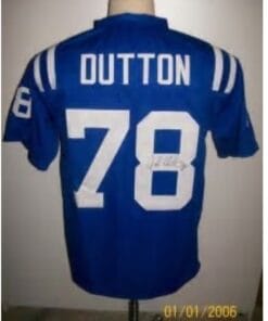John Dutton Jersey Baltimore Colts Custom Throwback Football Blue