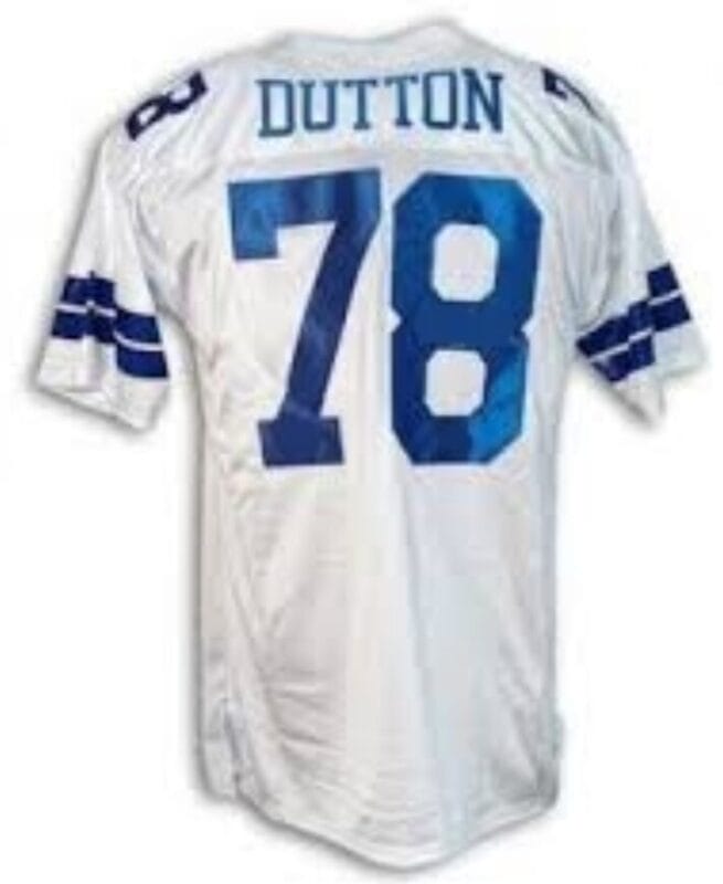 John Dutton Jersey Baltimore Colts Custom Throwback Football White
