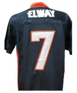 John Elway Jersey Denver Broncos Custom Throwback Football BLue