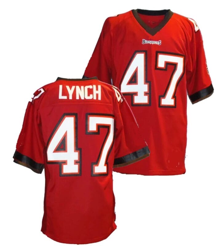 John Lynch Jersey Tampa Bay Buccaneers Custom Throwback Football