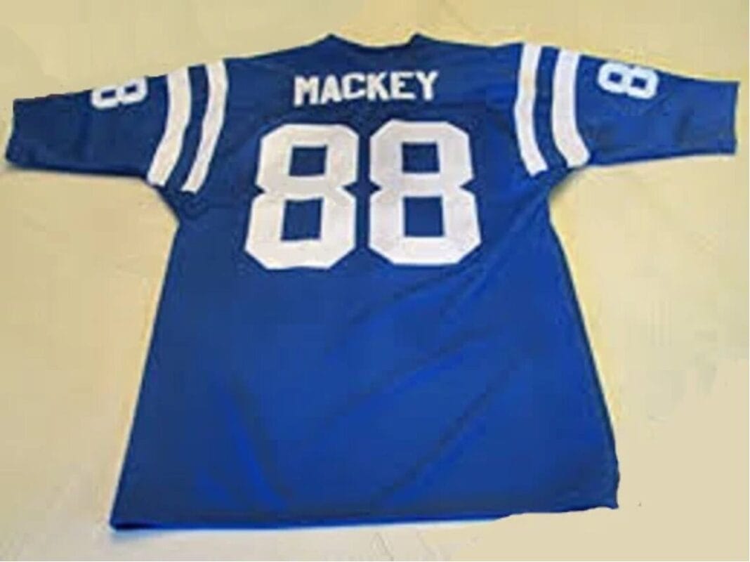 John Mackey Jersey Baltimore Colts Custom Throwback Football Blue 8 John Mackey Jersey Baltimore Colts Custom Throwback Football Blue