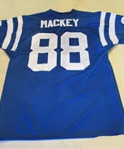 John Mackey Jersey Baltimore Colts Custom Throwback Football Blue