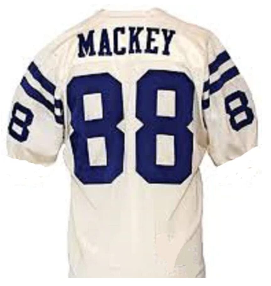 John Mackey Jersey Baltimore Colts Custom Throwback Football White 1 John Mackey Jersey Baltimore Colts Custom Throwback Football White