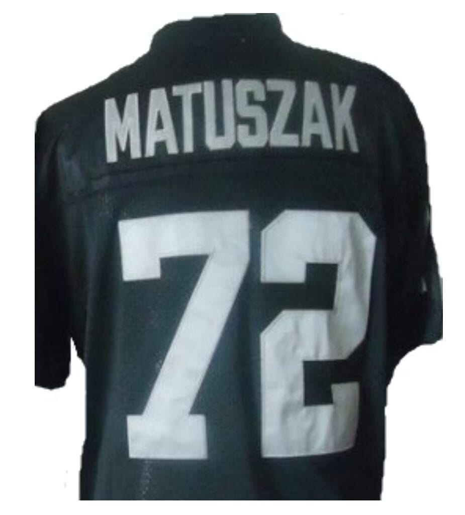 John Matuszak Jersey Oakland Raiders Custom Throwback Football Black 1 John Matuszak Jersey Oakland Raiders Custom Throwback Football Black