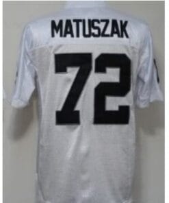 John Matuszak Jersey Oakland Raiders Custom Throwback Football White
