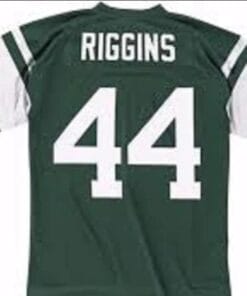 John Riggins Jersey New York Jets Custom Throwback Football Green
