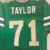 John Taylor Jersey New York Jets 1970's Custom Throwback Football Green