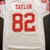 John Taylor Jersey San Francisco 49ers Custom Throwback Football White