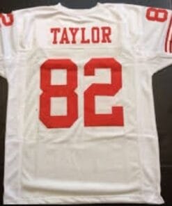 John Taylor Jersey San Francisco 49ers Custom Throwback Football White
