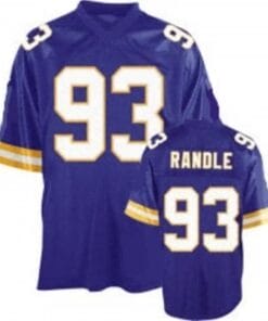 Jon Randle Jersey Minnesota Vikings Custom Throwback Football Blue
