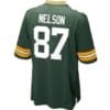 Jordy Nelson Jersey Green Bay Packers Custom Throwback Football Green