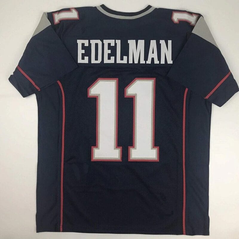 Julian Edelman Jersey New England Patriots Custom Throwback Football