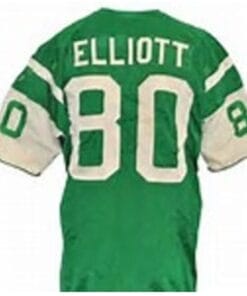 Jumbo Elliott Jersey New York Jets Custom Throwback Football