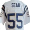 Junior Seau Jersey San Diego Chargers Custom Throwback Football White