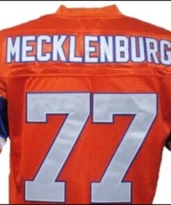 Karl Mecklenburg Jersey Denver Broncos Custom Throwback Football Orange
