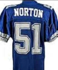 Ken Norton Jr. Jersey Dallas Cowboys Custom Throwback Football Blue