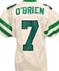 Ken O'Brien Jersey New York Jets Custom Throwback Football White