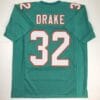 Kenyan Drake Jersey Miami Dolphins Custom Throwback Football