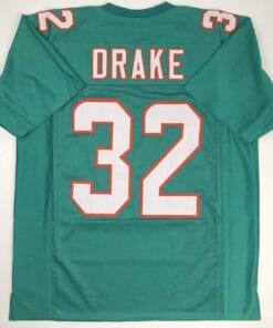 Kenyan Drake Jersey Miami Dolphins Custom Throwback Football