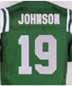 Keyshawn Johnson Jersey New York Jets Custom Throwback Football Green