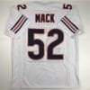 Khalil Mack Jersey Chicago Bears Custom Throwback Football White
